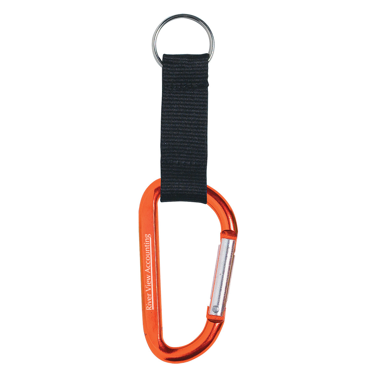 Carabiner, 8mm - Orange - Laser