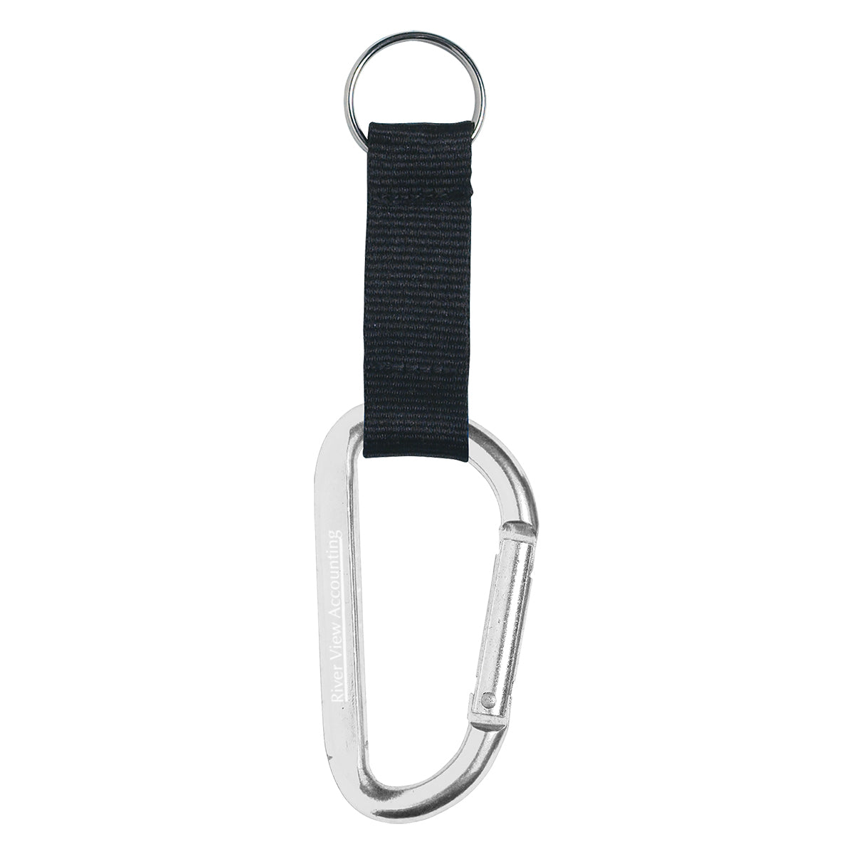 Carabiner, 8mm - Silver - Laser