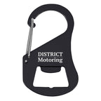 Carabiner with Bottle Opener - Black - Laser