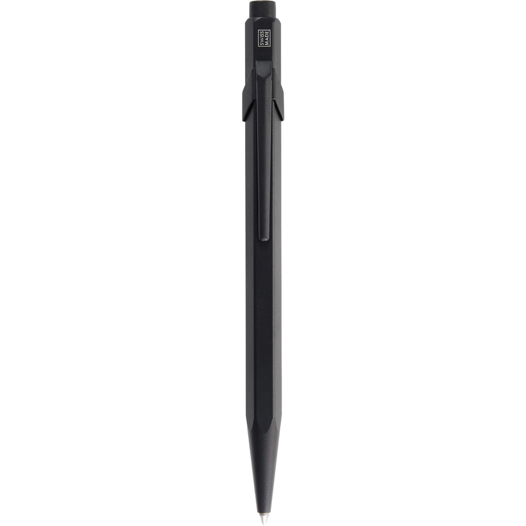 Caran d'Ache 849 Ballpoint Pen, Black Code - Black - Clip
