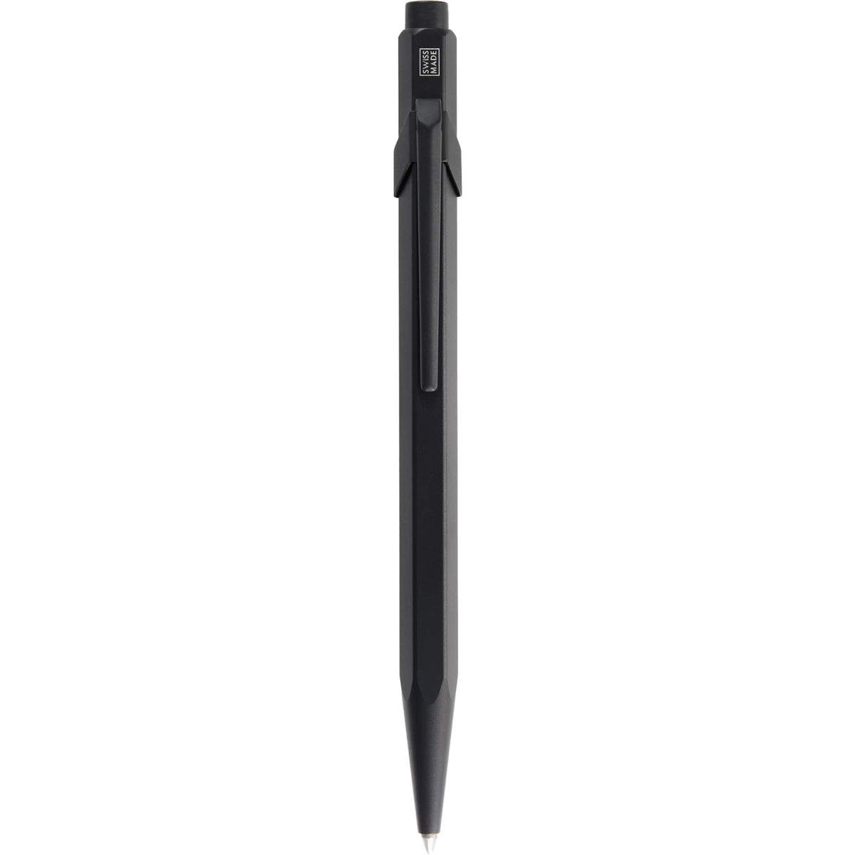 Caran d'Ache 849 Ballpoint Pen, Black Code - Black - Clip