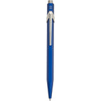 Caran d'Ache 849 Ballpoint Pen, Colormat-X Laser Engraving - Dark Blue - Clip