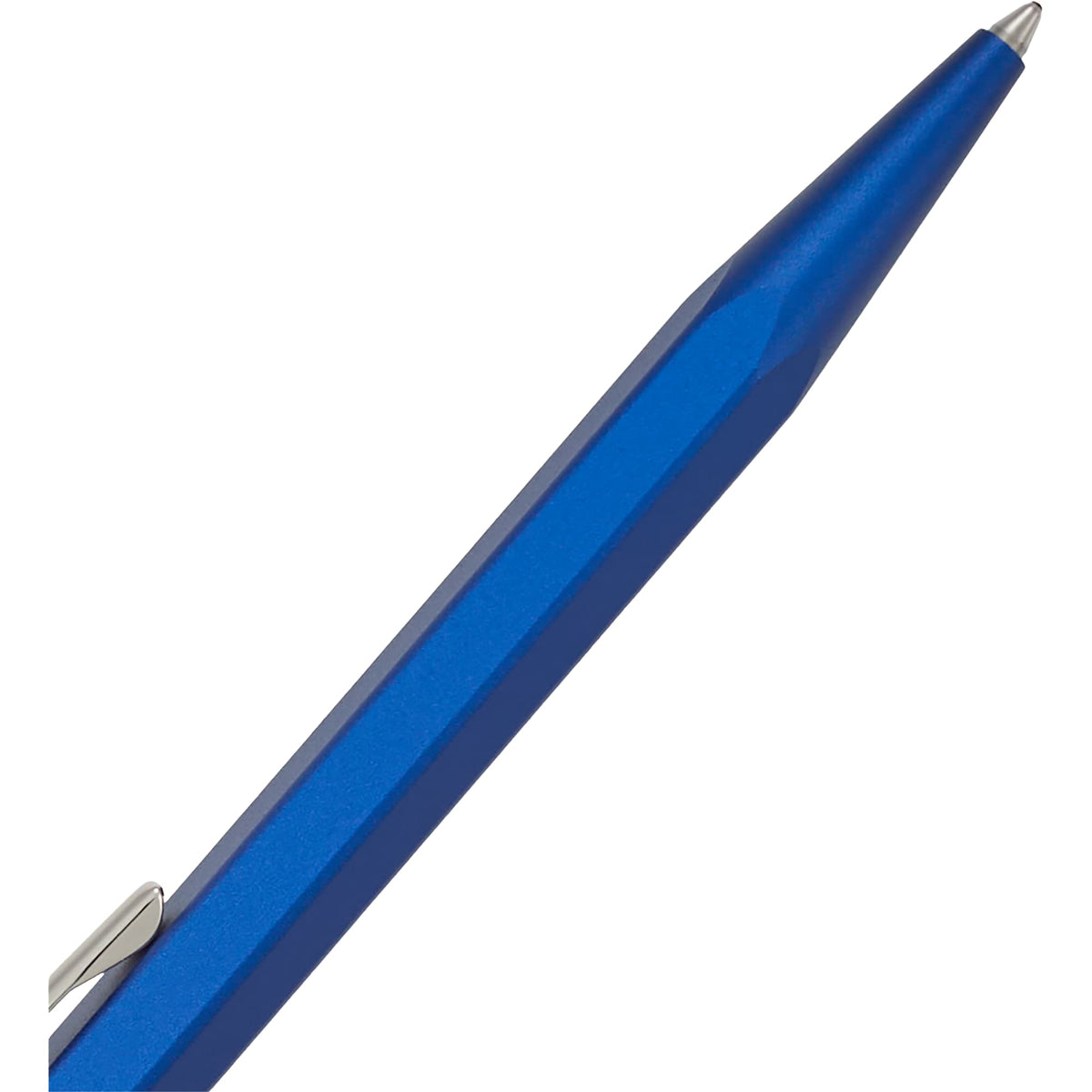 Caran d'Ache 849 Ballpoint Pen, Colormat-X Laser Engraving - Dark Blue - Detail 2