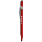 Caran d'Ache 849 Ballpoint Pen, Colormat-X Laser Engraving - Red - Front