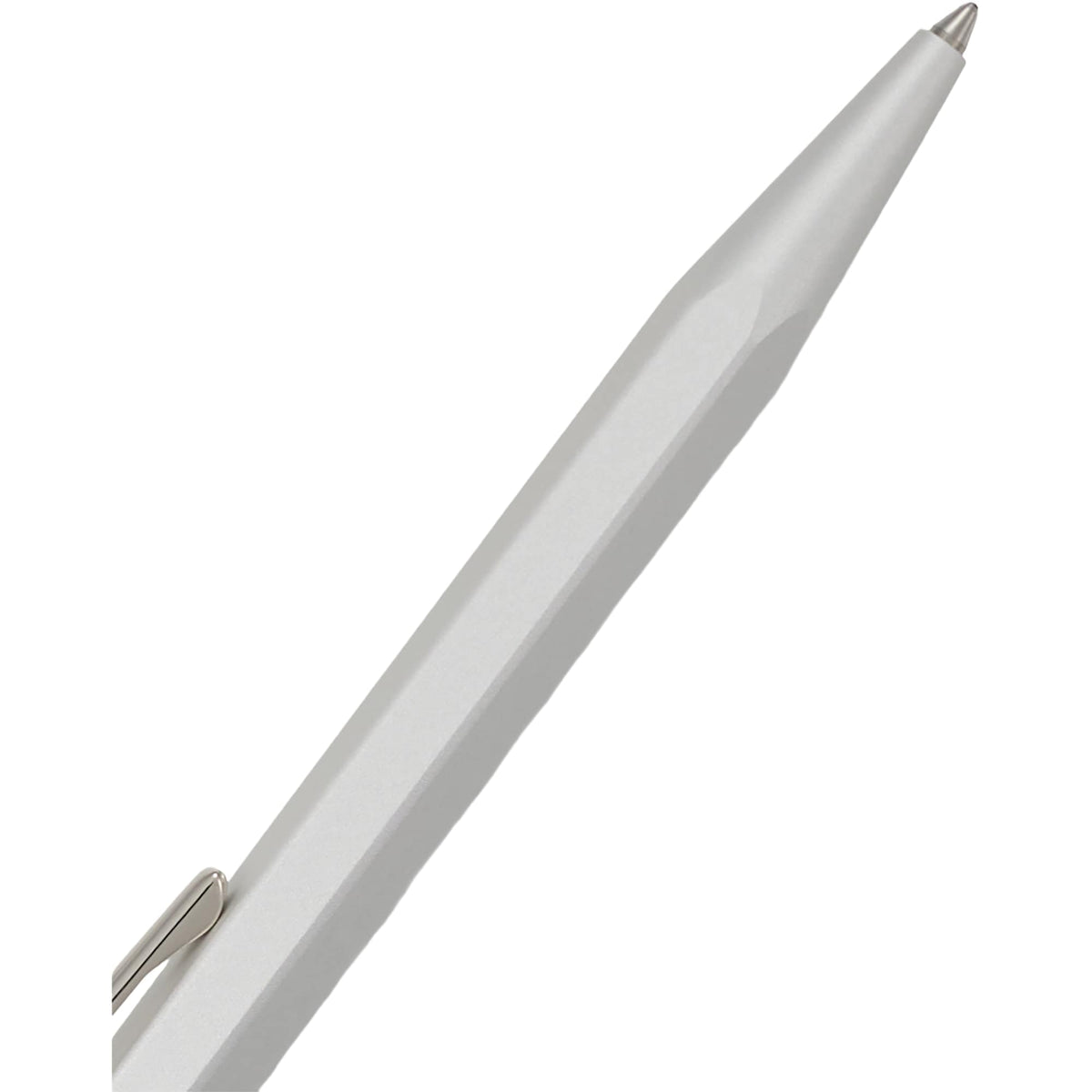 Caran d'Ache 849 Ballpoint Pen, Colormat-X Laser Engraving - Silver - Detail 2