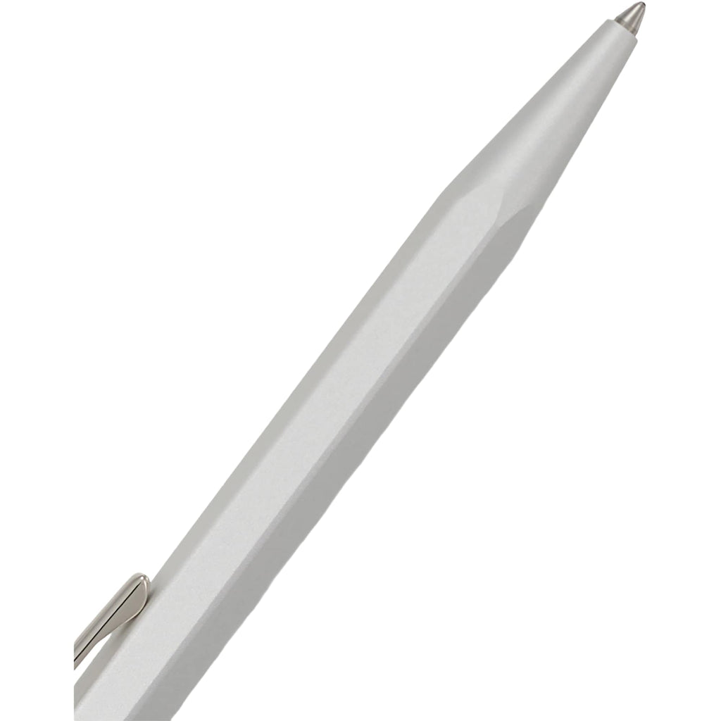 Caran d'Ache 849 Ballpoint Pen, Colormat-X - Silver - Detail 2