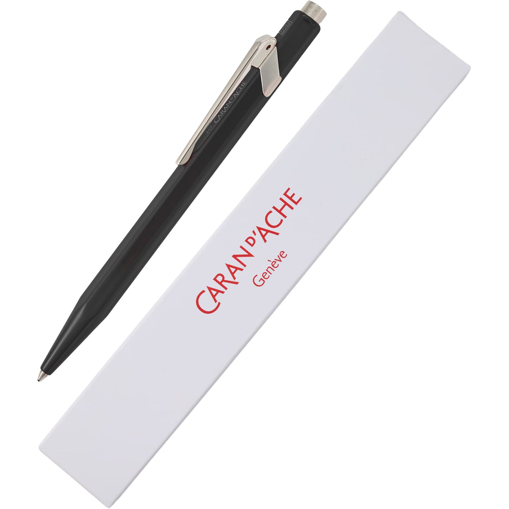 Caran d'Ache 849 Ballpoint Pen in Lacquered Colors - Black - Detail 3