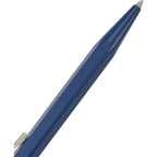 Caran d'Ache 849 Ballpoint Pen in Lacquered Colors - Dark Blue - Detail 2