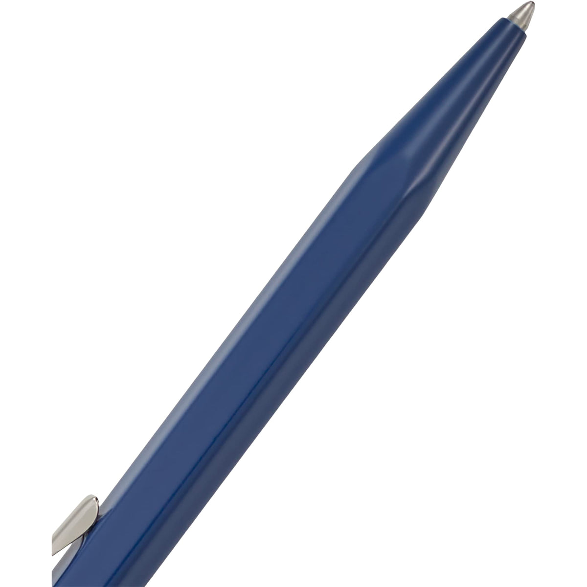 Caran d'Ache 849 Ballpoint Pen in Lacquered Colors - Dark Blue - Detail 2