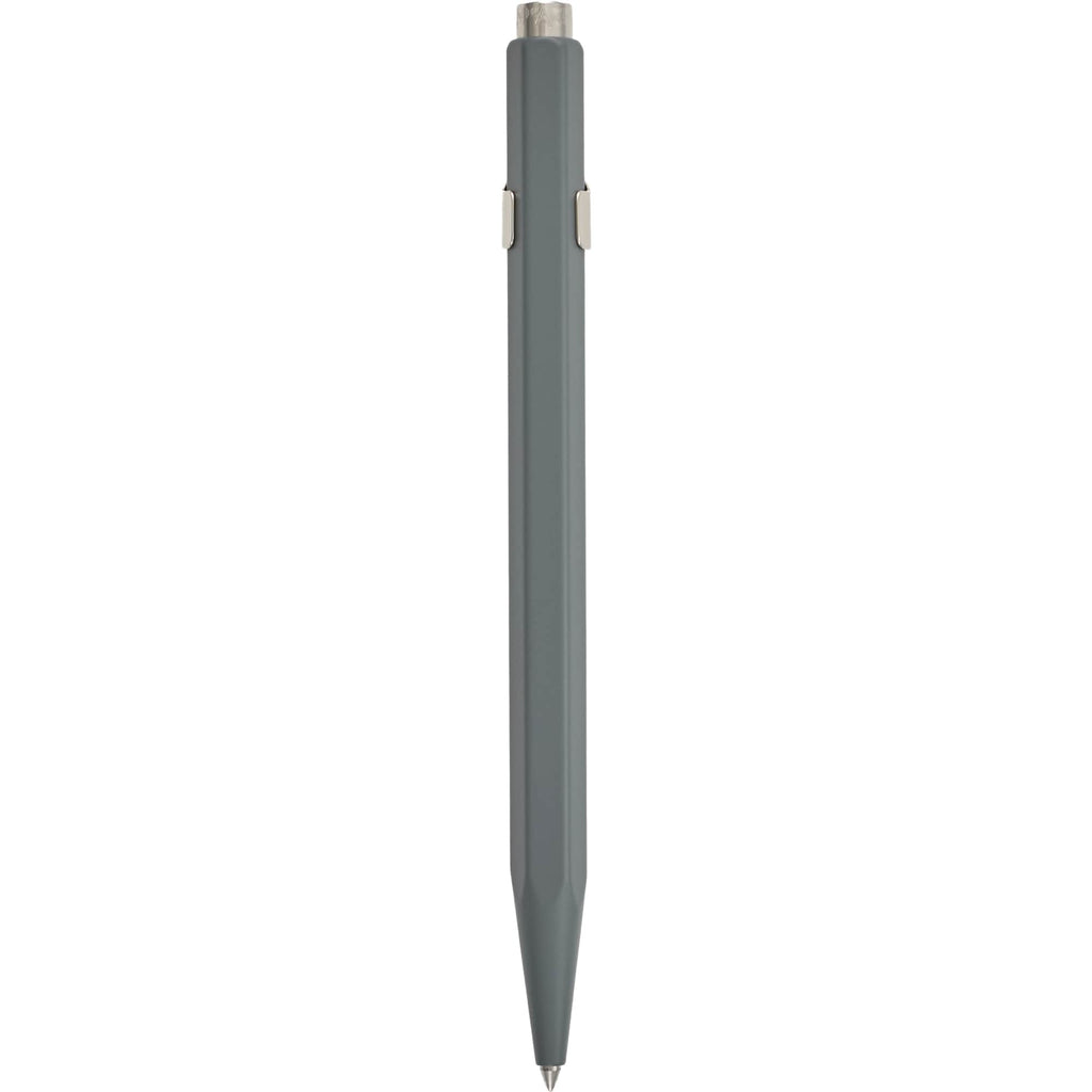 Caran d'Ache 849 Ballpoint Pen in Lacquered Colors - Gray - Back