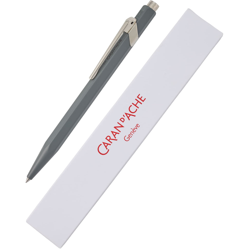 Caran d'Ache 849 Ballpoint Pen in Lacquered Colors - Gray - Detail 3