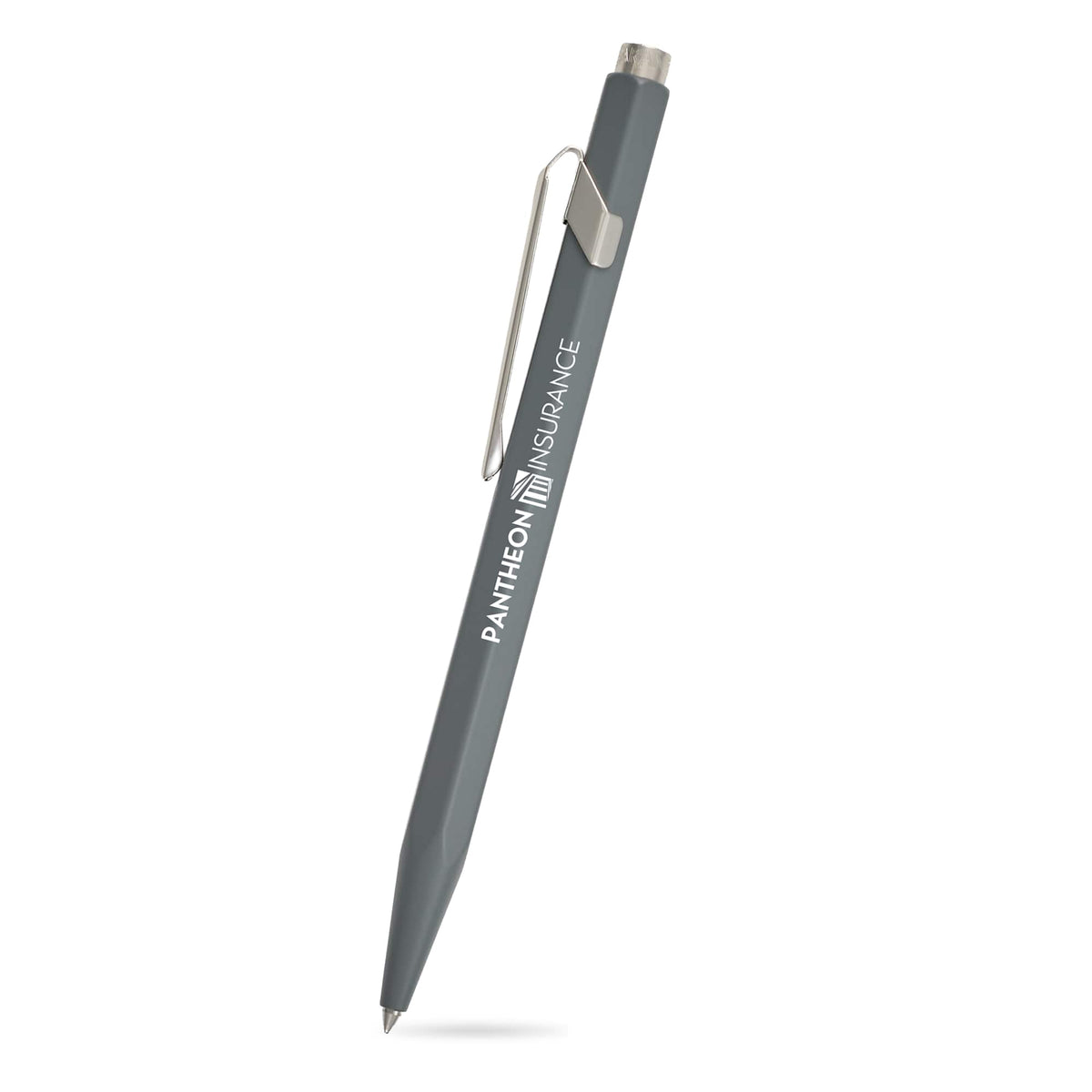 Caran d'Ache 849 Ballpoint Pen in Lacquered Colors - Gray - Front Default