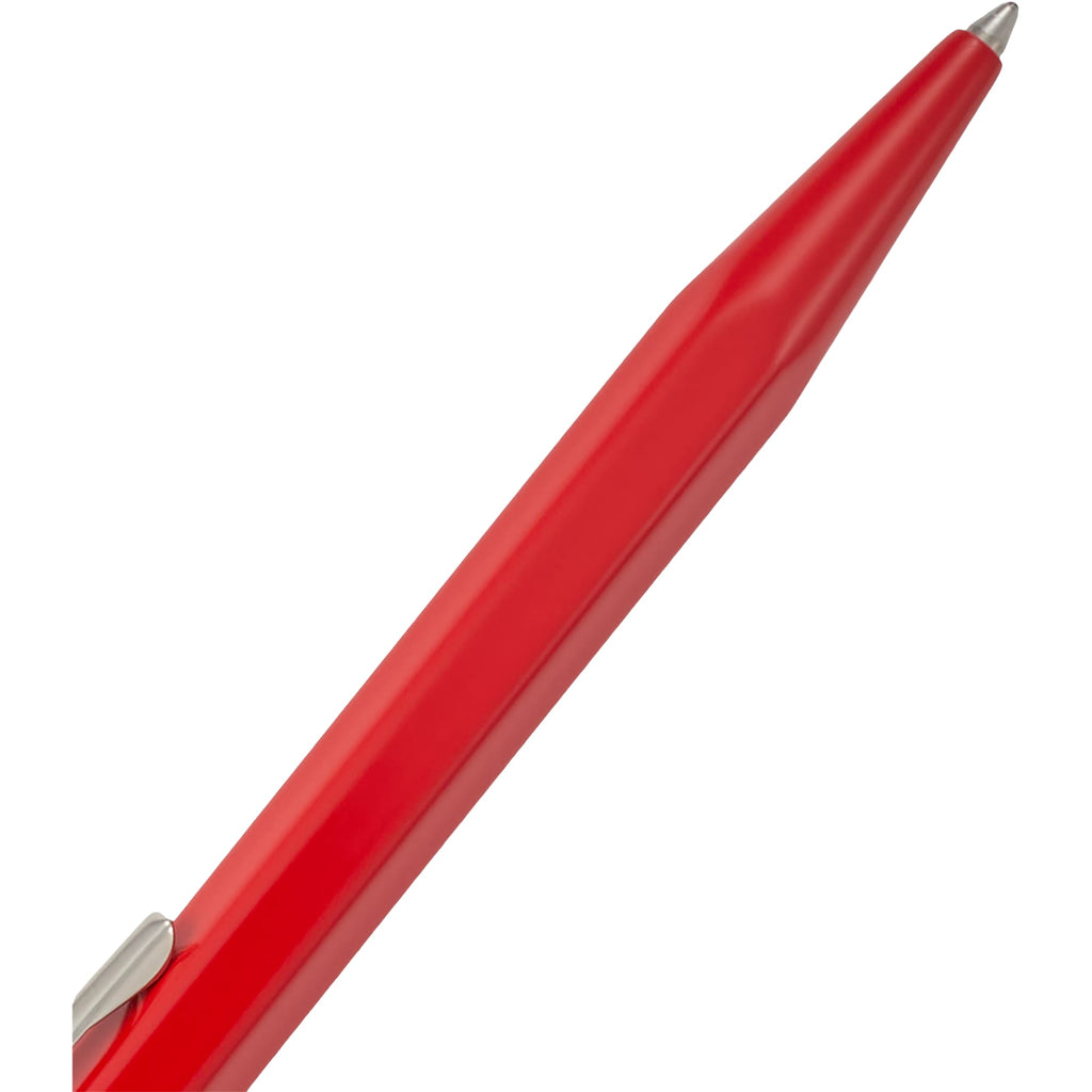 Caran d'Ache 849 Ballpoint Pen in Lacquered Colors - Red - Detail 2