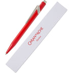 Caran d'Ache 849 Ballpoint Pen in Lacquered Colors - Red - Detail 3