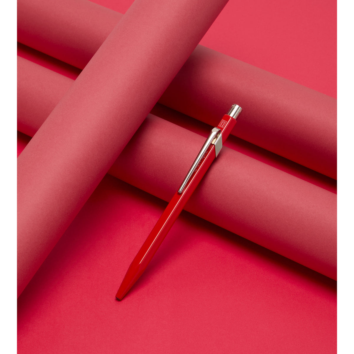 Caran d'Ache 849 Ballpoint Pen in Lacquered Colors - Red - Photo
