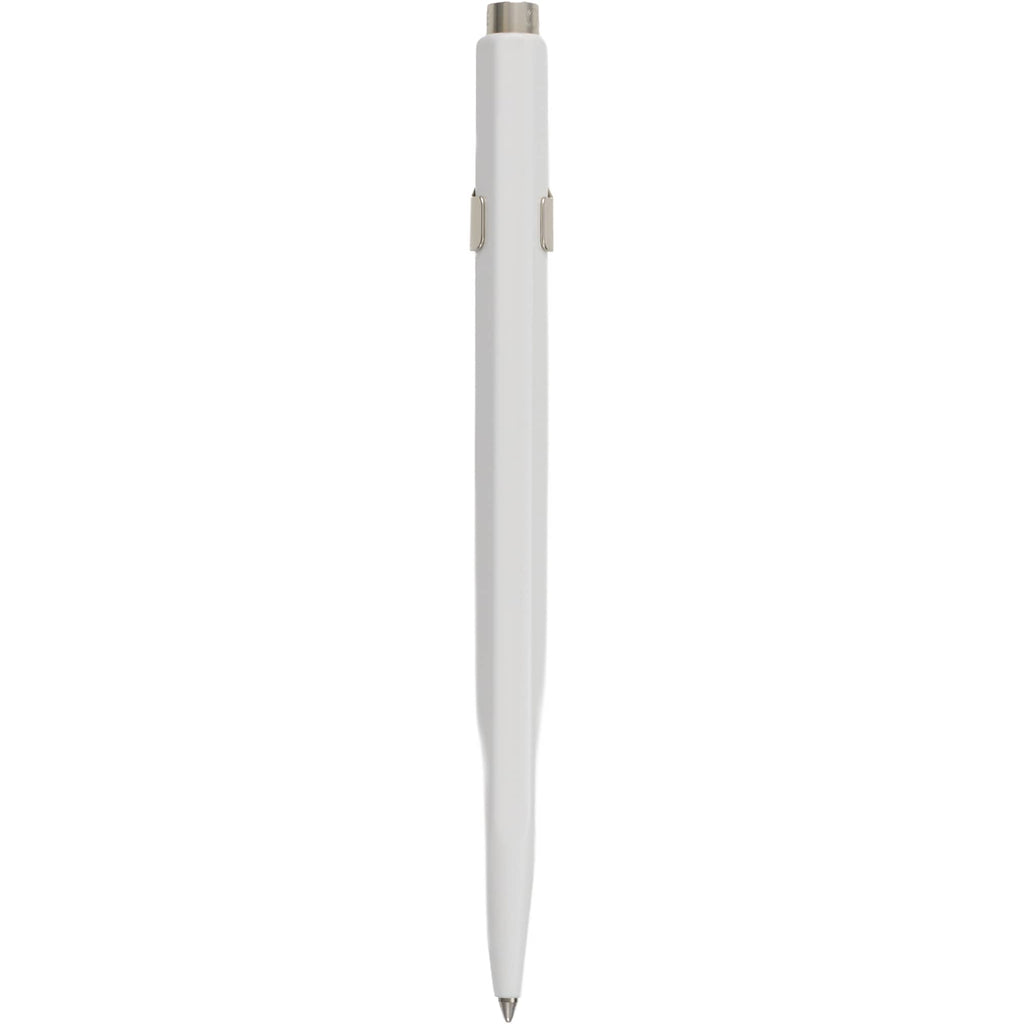 Caran d'Ache 849 Ballpoint Pen in Lacquered Colors - White - Back