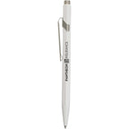 Caran d'Ache 849 Ballpoint Pen in Lacquered Colors - White - Front