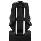 Carbon Laptop Backpack with Lay Flat Sleeve, 15 Inch - Black - View 4