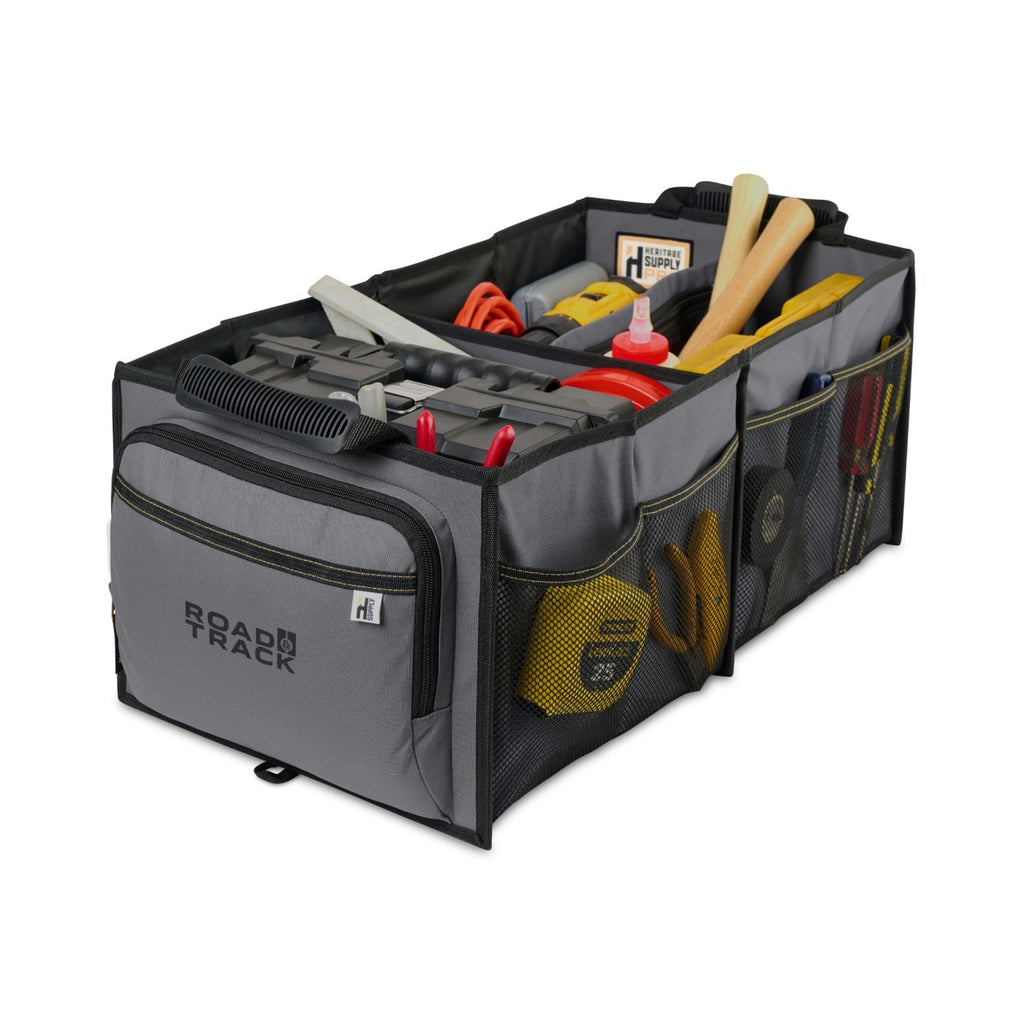 Cargo Hauler Trunk Organizer in Recycled PET Transfer - Dark Grey - View 4