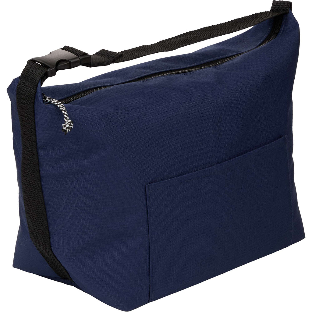 Caribou Drift Recycled Cooler for 9 Cans Embroidery - Navy - Right Angle