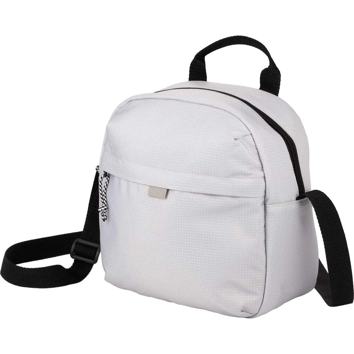 Caribou Recycled Lunch Cooler for 6 Cans Embroidery - Beige - Left Angle