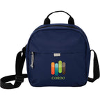 Caribou Recycled Lunch Cooler for 6 Cans Embroidery - Navy - Front