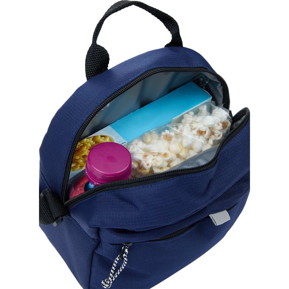 Caribou Recycled Lunch Cooler for 6 Cans Embroidery - Navy - Propped