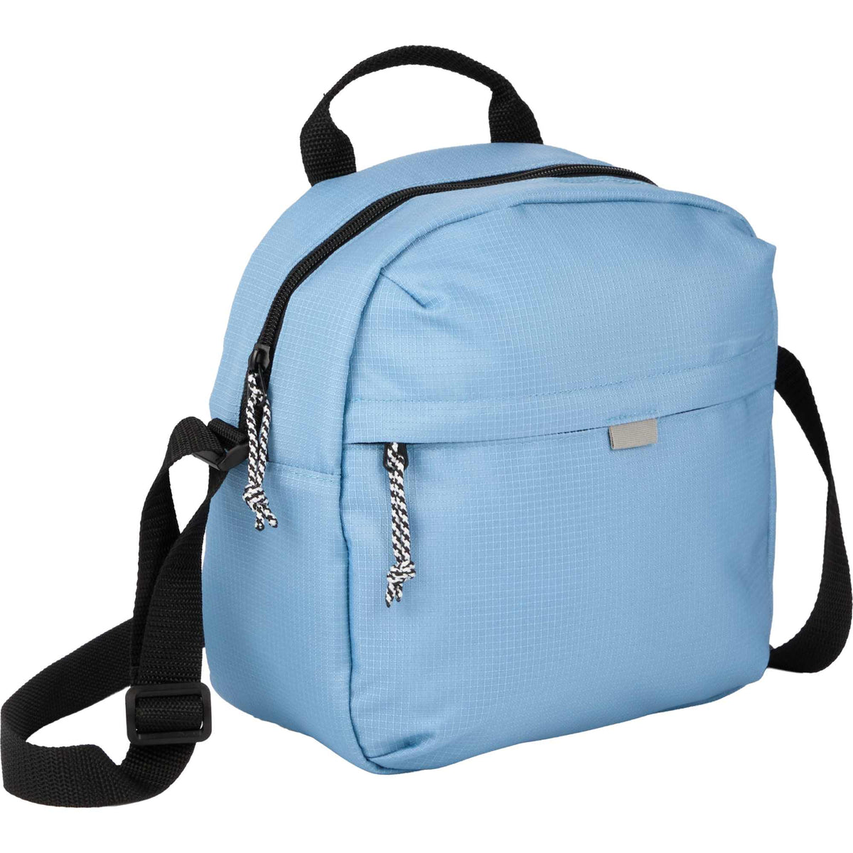 Caribou Recycled Lunch Cooler for 6 Cans Transfer - Light Blue - Right Angle