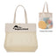 Carlisle Cotton Market Tote Bag, 8 oz - Natural - Silk Screen