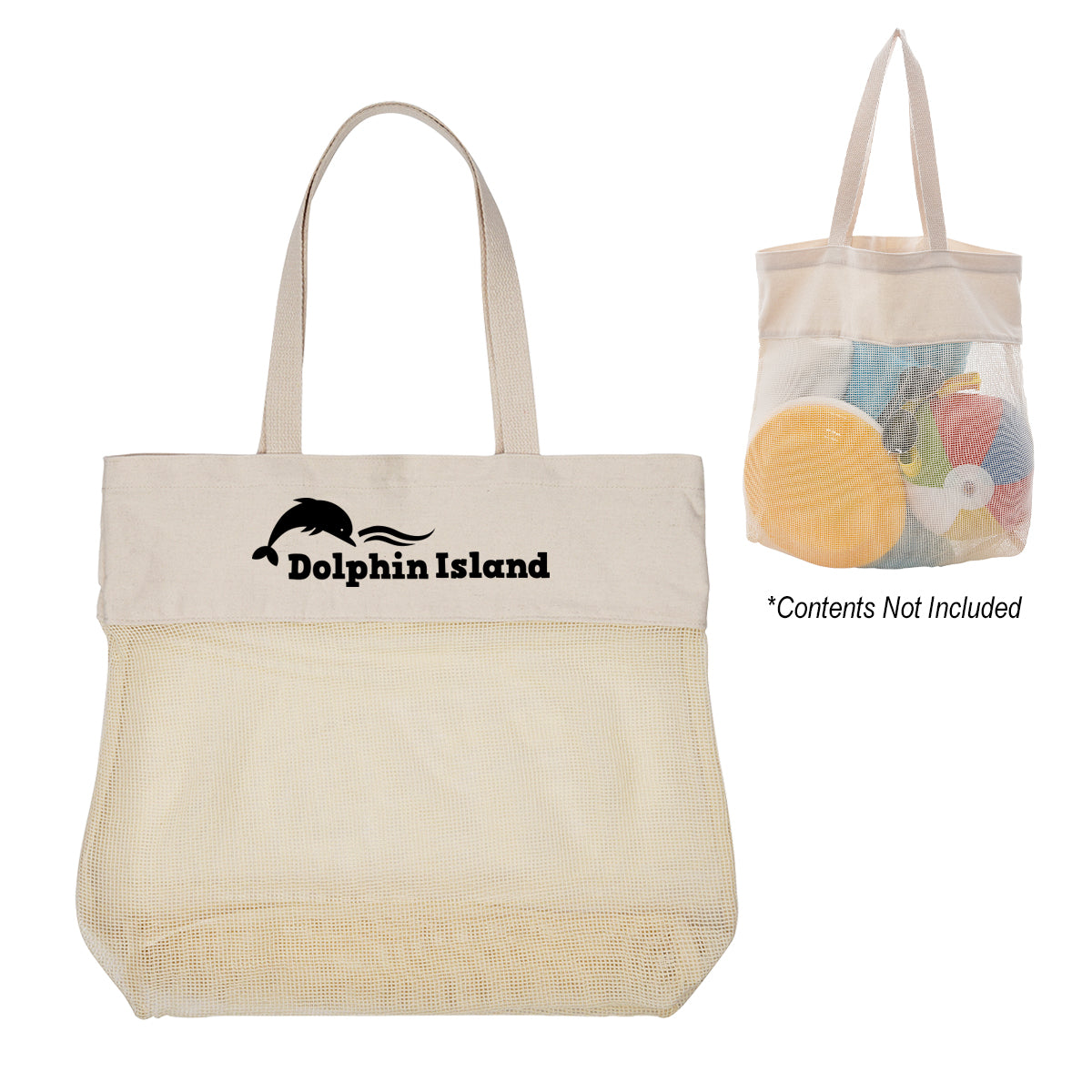 Carlisle Cotton Market Tote Bag, 8 oz