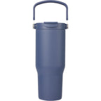 Carnival Sip or Swig Recycled Tumbler, 30 oz Laser Engraving - Navy - Back