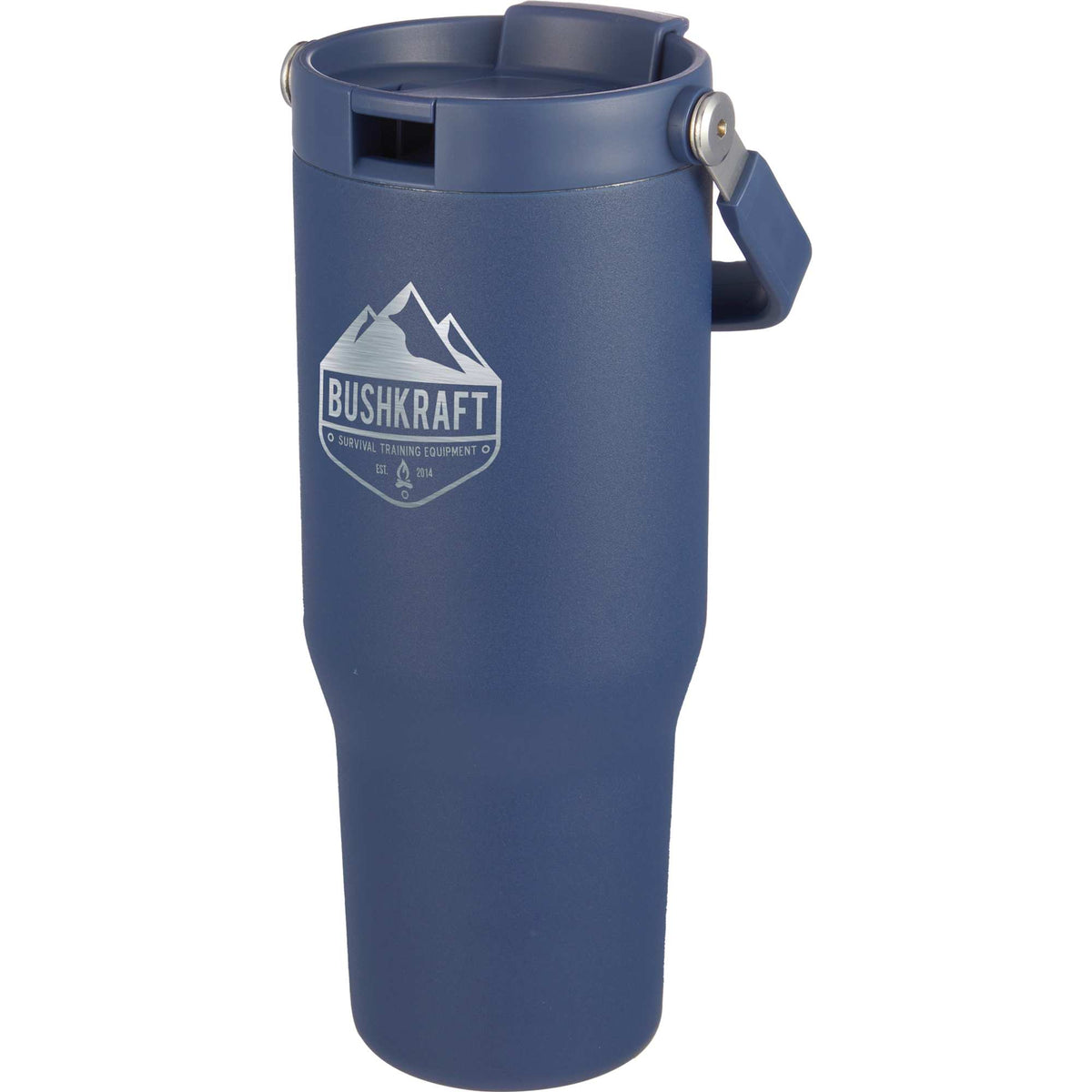 Carnival Sip or Swig Recycled Tumbler, 30 oz Laser Engraving - Navy - Front