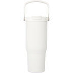 Carnival Sip or Swig Recycled Tumbler, 30 oz Laser Engraving - White - Back