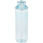 Carol Straw Sports Bottle in Recycled PET, 30 oz - Light Blue - Back