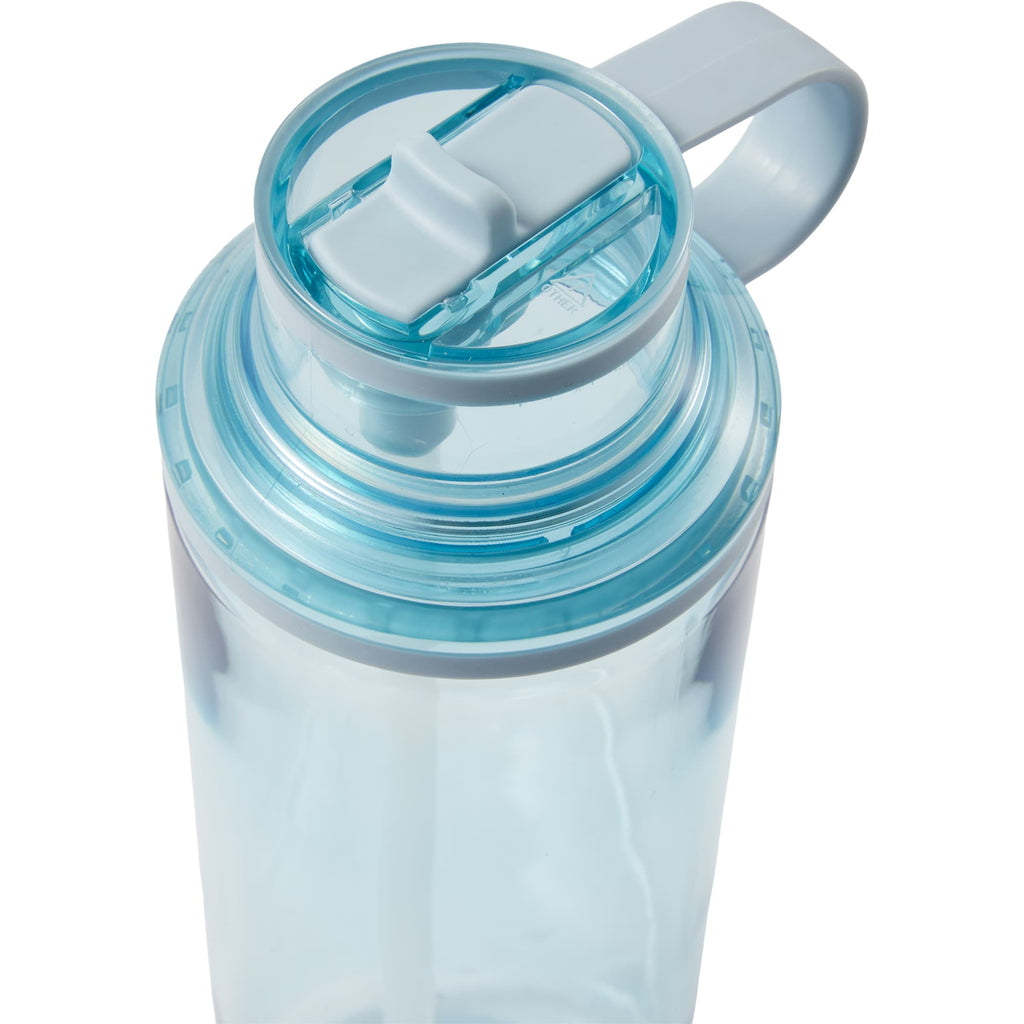 Carol Straw Sports Bottle in Recycled PET, 30 oz - Light Blue - Detail 3