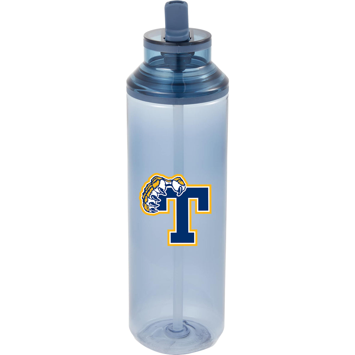 Carol Straw Sports Bottle in Recycled PET, 30 oz - Midnight Blue - Front