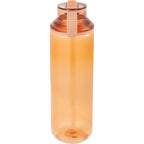 Carol Straw Sports Bottle in Recycled PET, 30 oz - Orange - Back