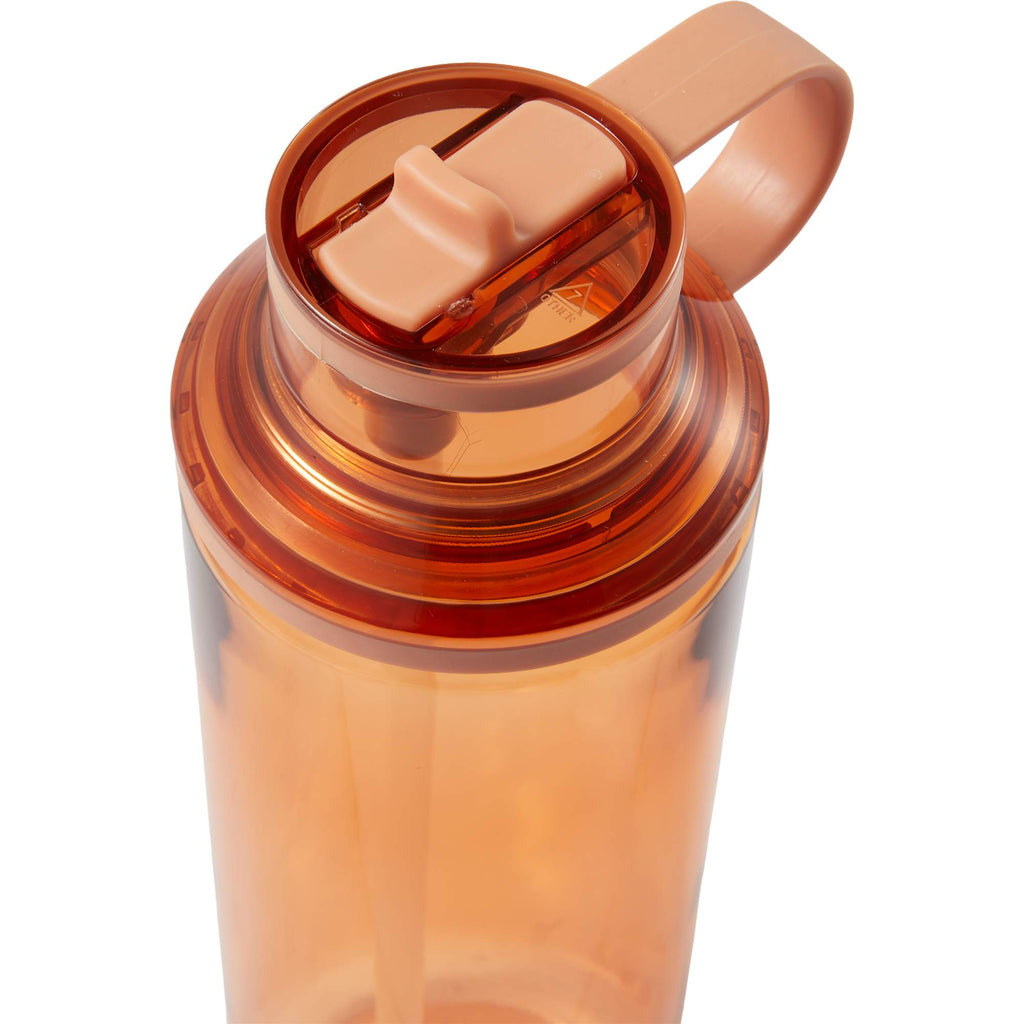 Carol Straw Sports Bottle in Recycled PET, 30 oz - Orange - Detail 3