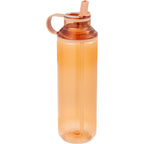 Carol Straw Sports Bottle in Recycled PET, 30 oz - Orange - Right Angle