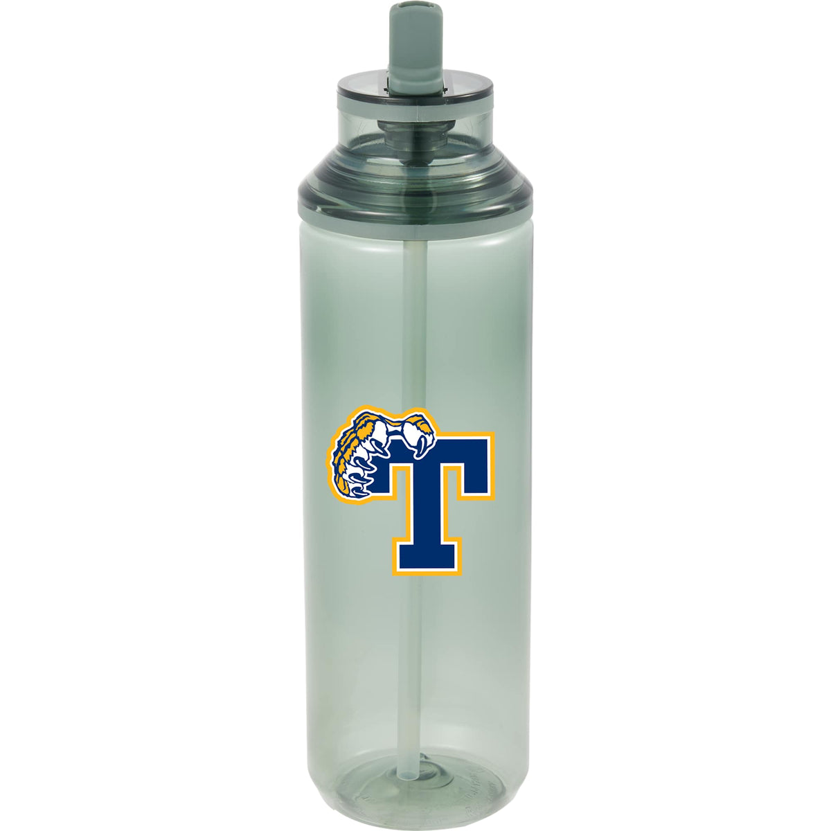 Carol Straw Sports Bottle in Recycled PET, 30 oz - Sage - Front