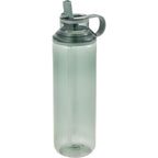 Carol Straw Sports Bottle in Recycled PET, 30 oz - Sage - Left Angle