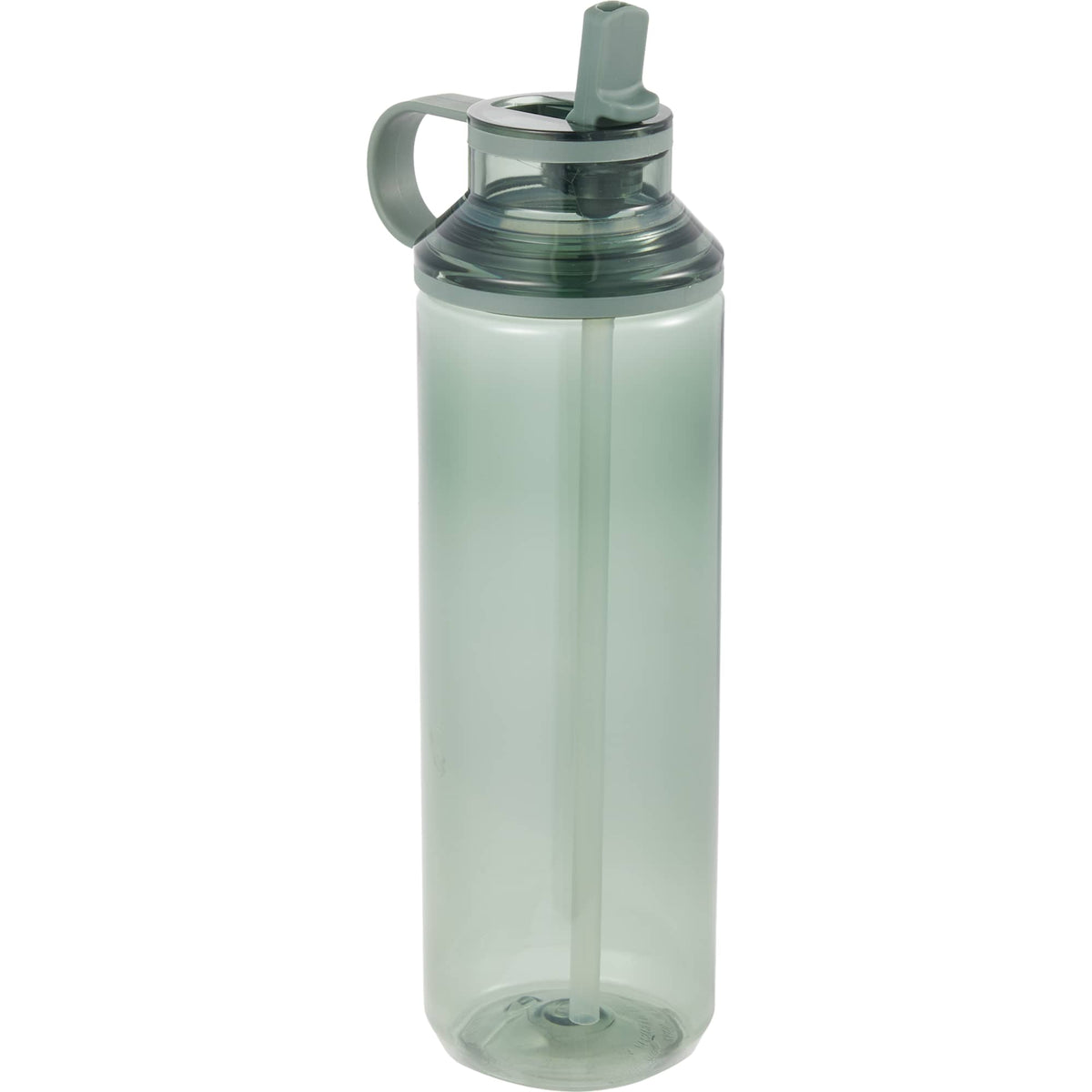 Carol Straw Sports Bottle in Recycled PET, 30 oz - Sage - Right Angle