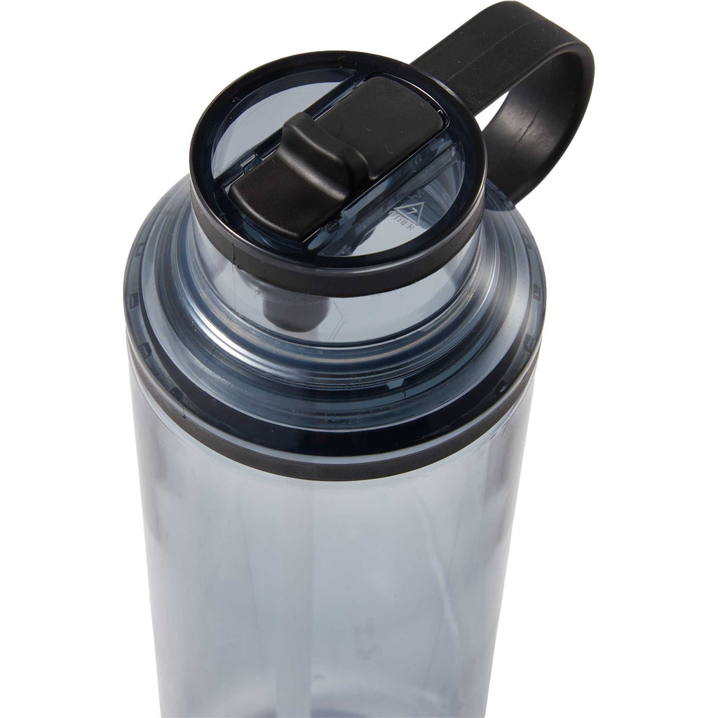 Carol Straw Sports Bottle in Recycled PET, 30 oz - Smoke - Detail 3