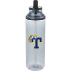 Carol Straw Sports Bottle in Recycled PET, 30 oz - Smoke - Front