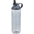 Carol Straw Sports Bottle in Recycled PET, 30 oz - Smoke - Left Angle