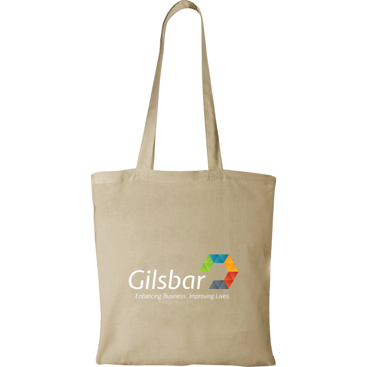Carolina Slim Cotton Canvas Tote, 4 oz - Natural - Front