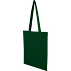 Carolina Slim Organic Cotton Tote, 4 oz Embroidery - Green - Left Angle