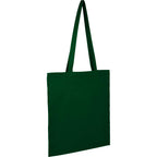 Carolina Slim Organic Cotton Tote, 4 oz Embroidery - Green - Right Angle