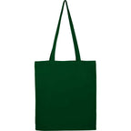 Carolina Slim Organic Cotton Tote, 4 oz - Green - Back