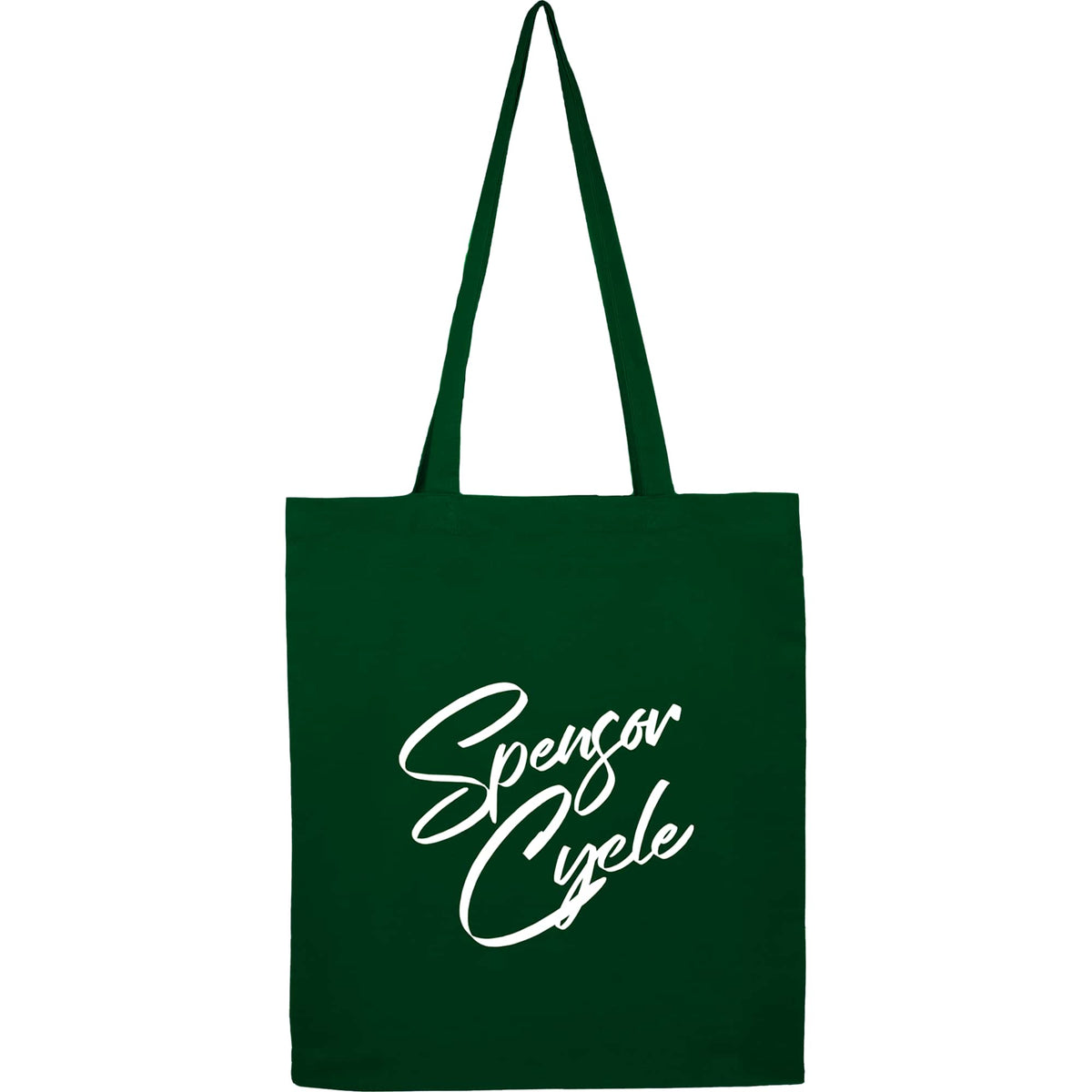 Carolina Slim Organic Cotton Tote, 4 oz - Green - Front